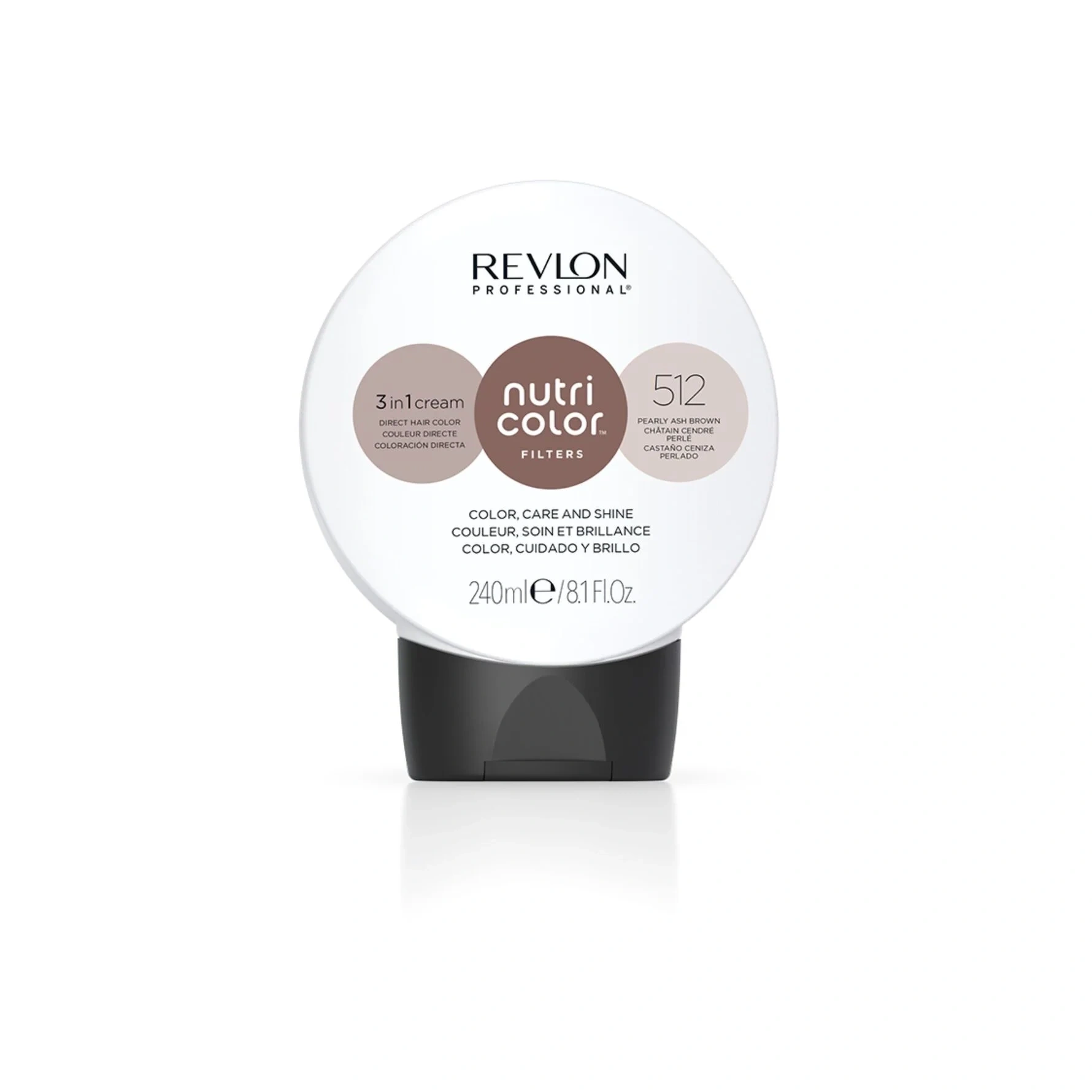 Revlon Professional Nutri Color Filters 512 Pearly Ash Brown 240 ml