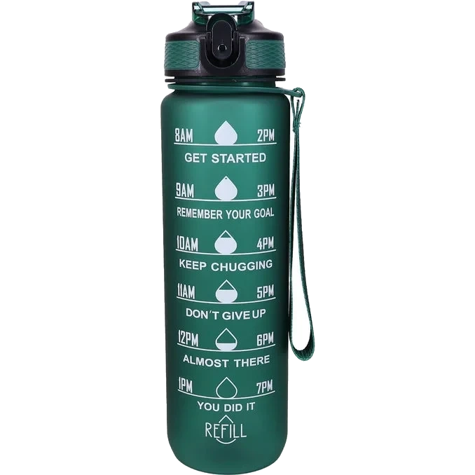 Motivation Vattenflaska Green 1 L