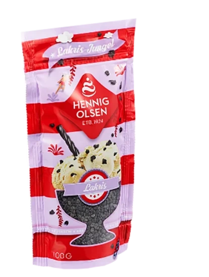 Hennig Olsen Lakris-Strøssel 100g