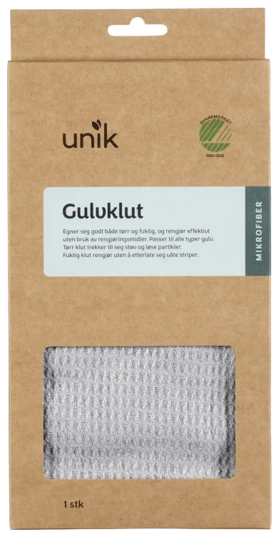 Gulvklut Mikrofiber 50x40cm 1stk Unik