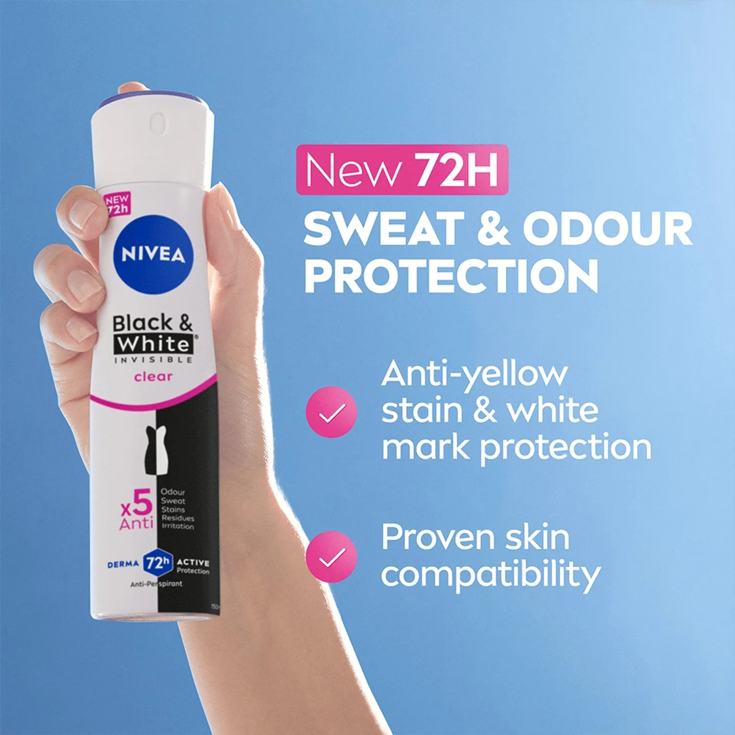 NIVEA Black & White Original Spray