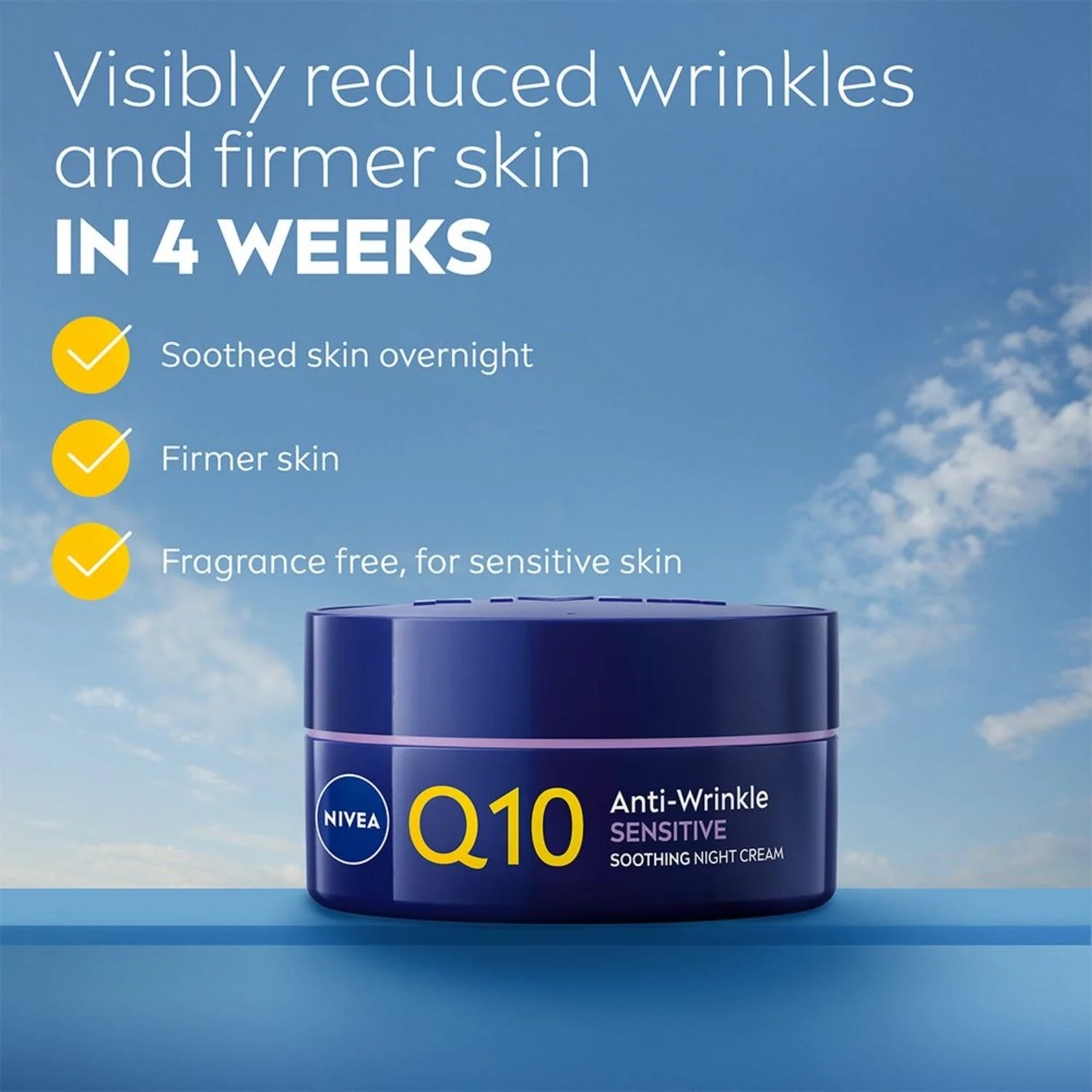 Nivea Night Care Q10 Sensitive 50ml