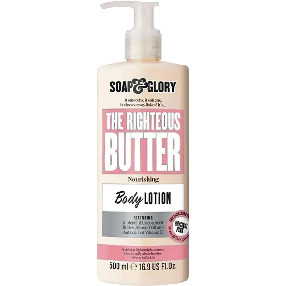 Soap & Glory The Righteous Butter Body Lotion for Softer and Smoother Skin