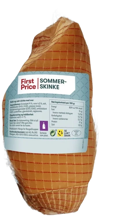 Sommerskinke Røkt/Kokt Ca1kg First Price
