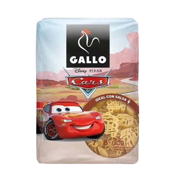 Disney Cars Pasta 300gr Gallo