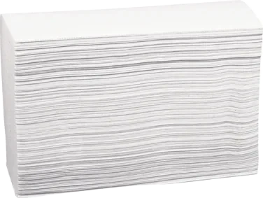 Papir-håndkleark 2-lags 24x23,5cm 100% nyfiber  150stk