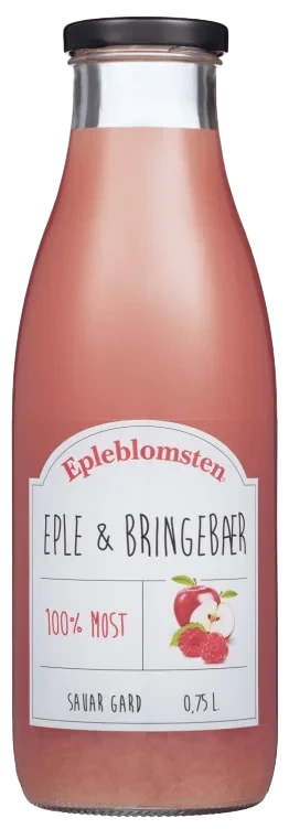 Eple & Bringebær 0.75l Epleblomsten