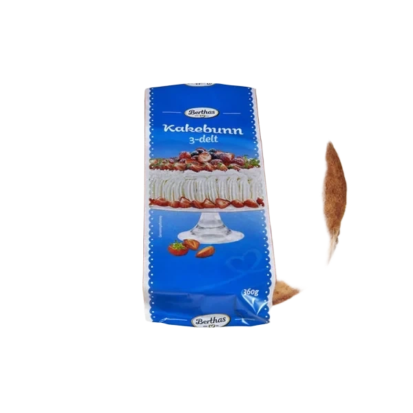 Kakebunn 3-delt 370g Berthas