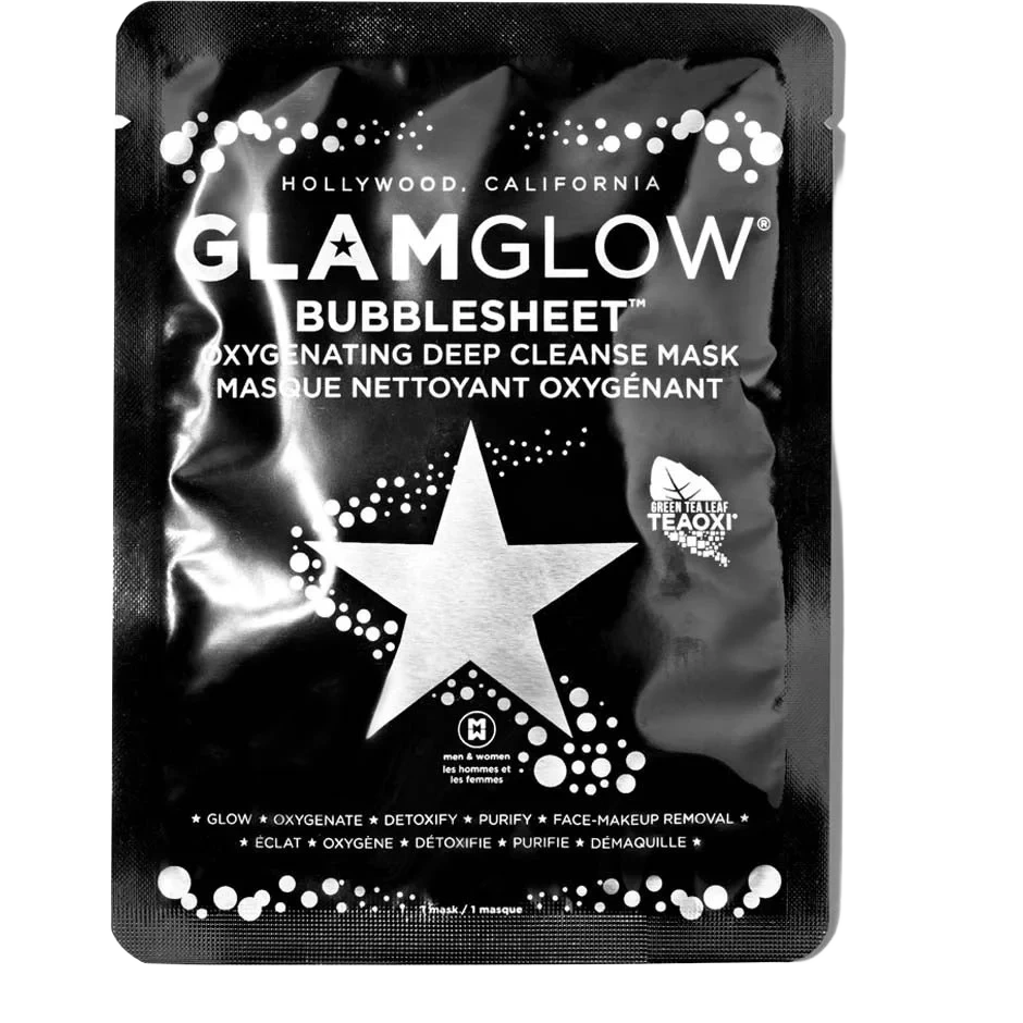 GlamGlow Bubblesheet Oxygenating Deep Cleanse Mask