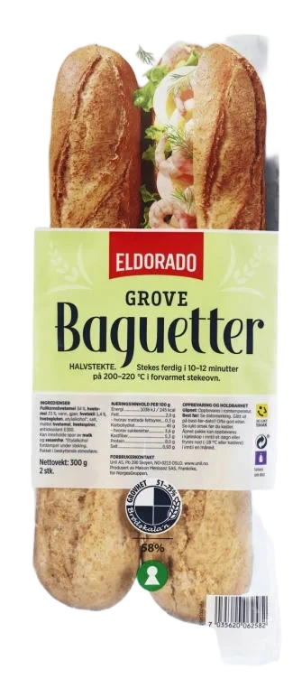 Baguetter Grove 2x150g Eldorado