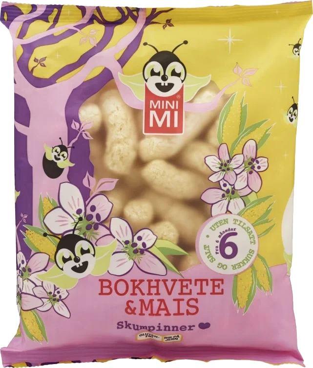 Minimi Skumpinner Mais&Bokhvete 30g Minimi