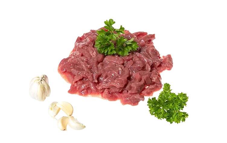 Biffstrimler naturell halal kg