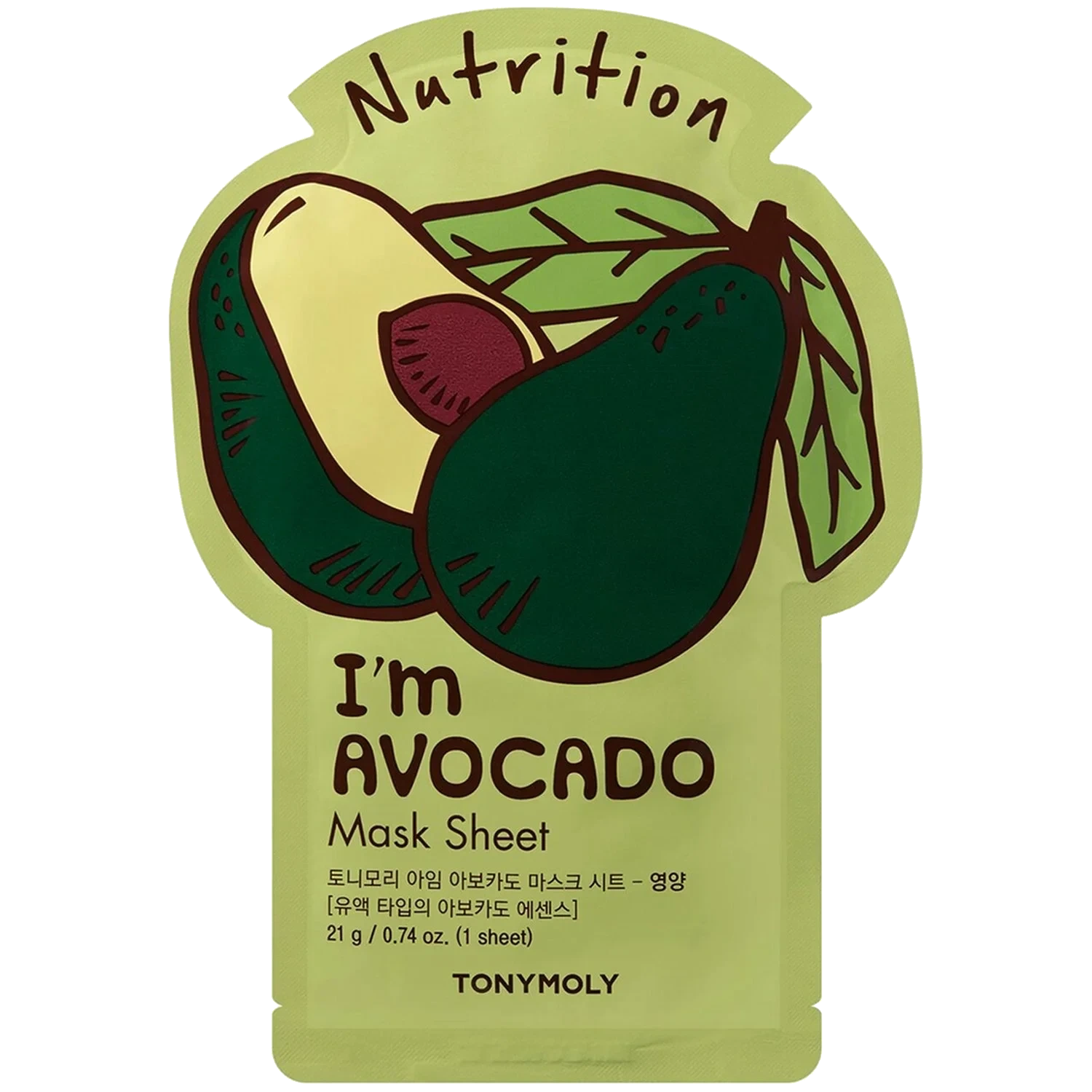 Tonymoly I Am Avocado Mask Sheet