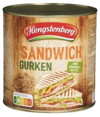 Sandwich agurker 2,45kg