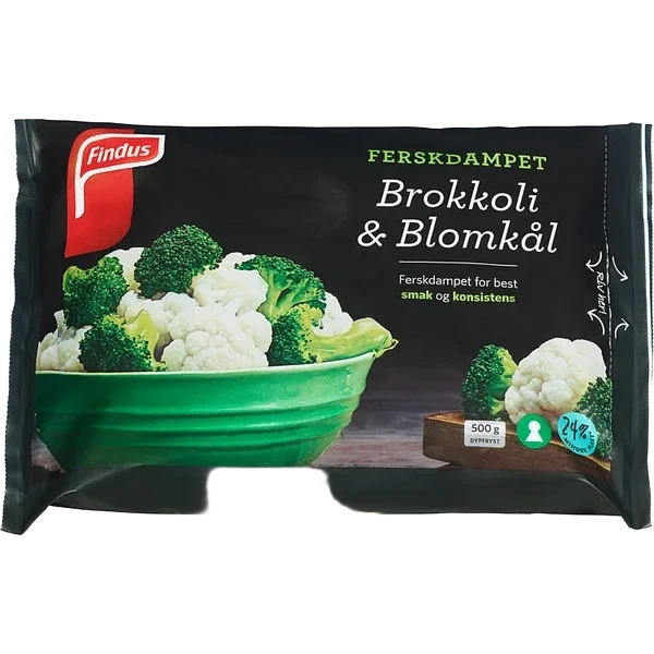 Brokkoli & Blomkål 12x500g