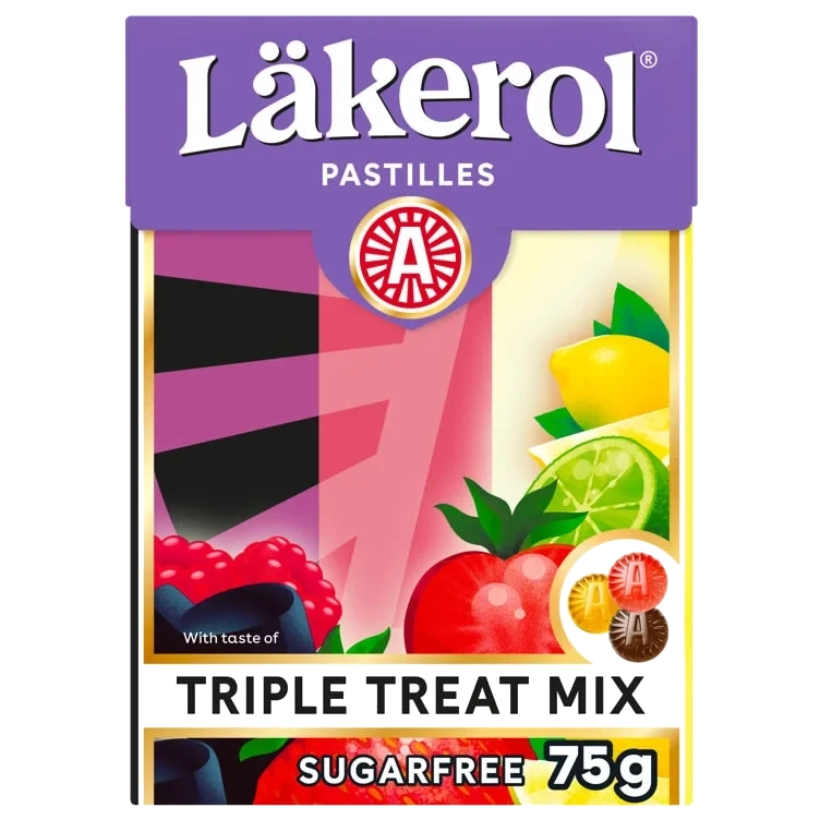 Läkerol Classic Triple Treat 75g