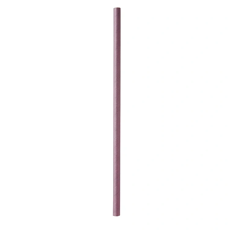 Duni Sugerør Papir 8x230mm Plum