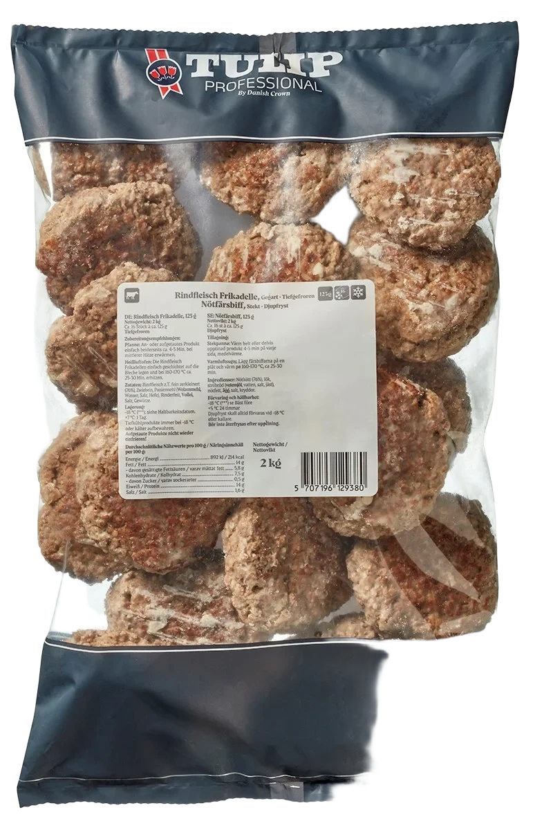 Nötfärsbiffar färdigstekta 125 g