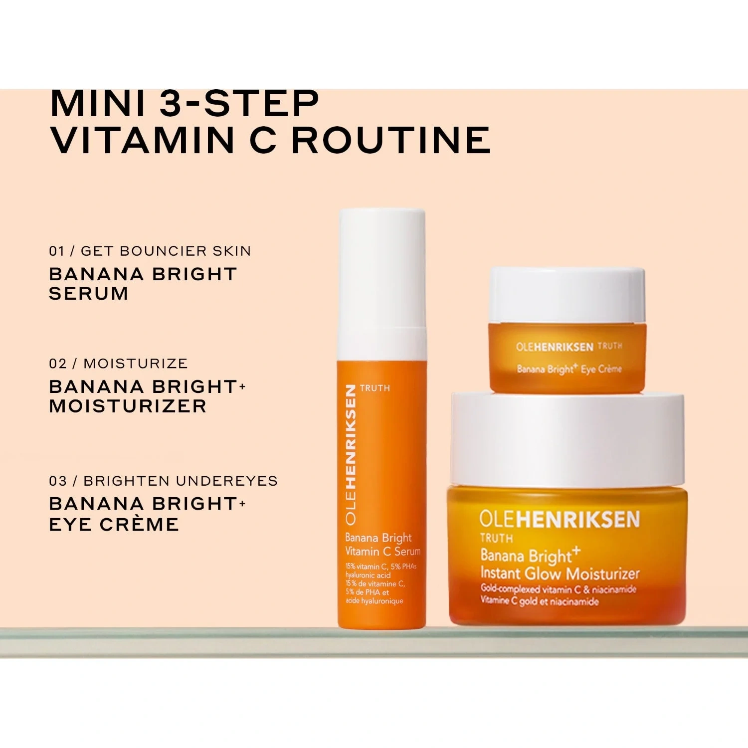 Ole Henriksen SETS Banana Bright + Bestsellers Mini Set