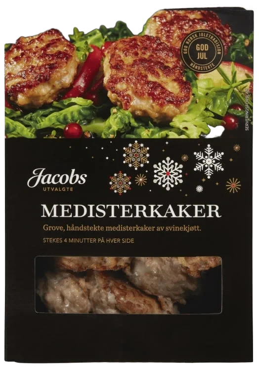 Medisterkaker Grove 500g Jacobs Utvalgte