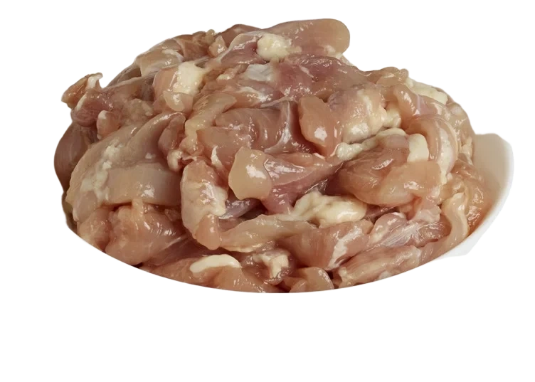Kylling Lårkjøtt Strimlet 10mm 2.5kg Porsjonsfryst Vestfold Fugl
