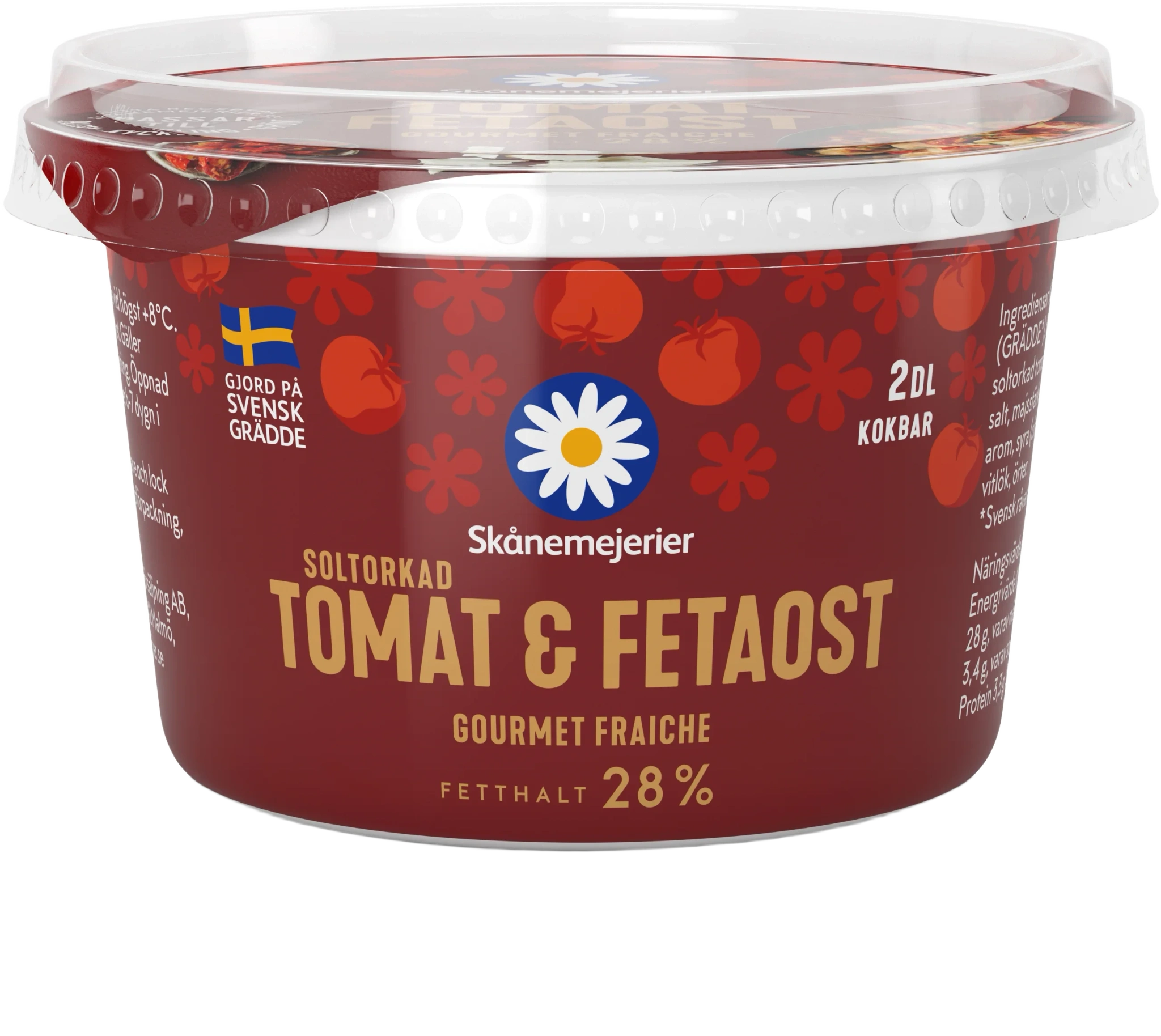 Crème Fraiche fetaost/solt tomat