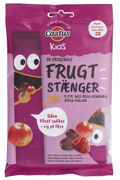 Castus Fruktstang Bringebær 100g