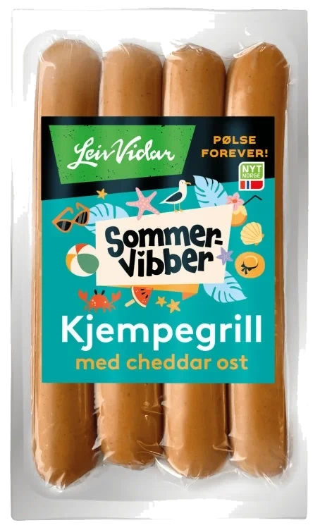 Kjempegrill m/Cheddar 360g Sommervibber