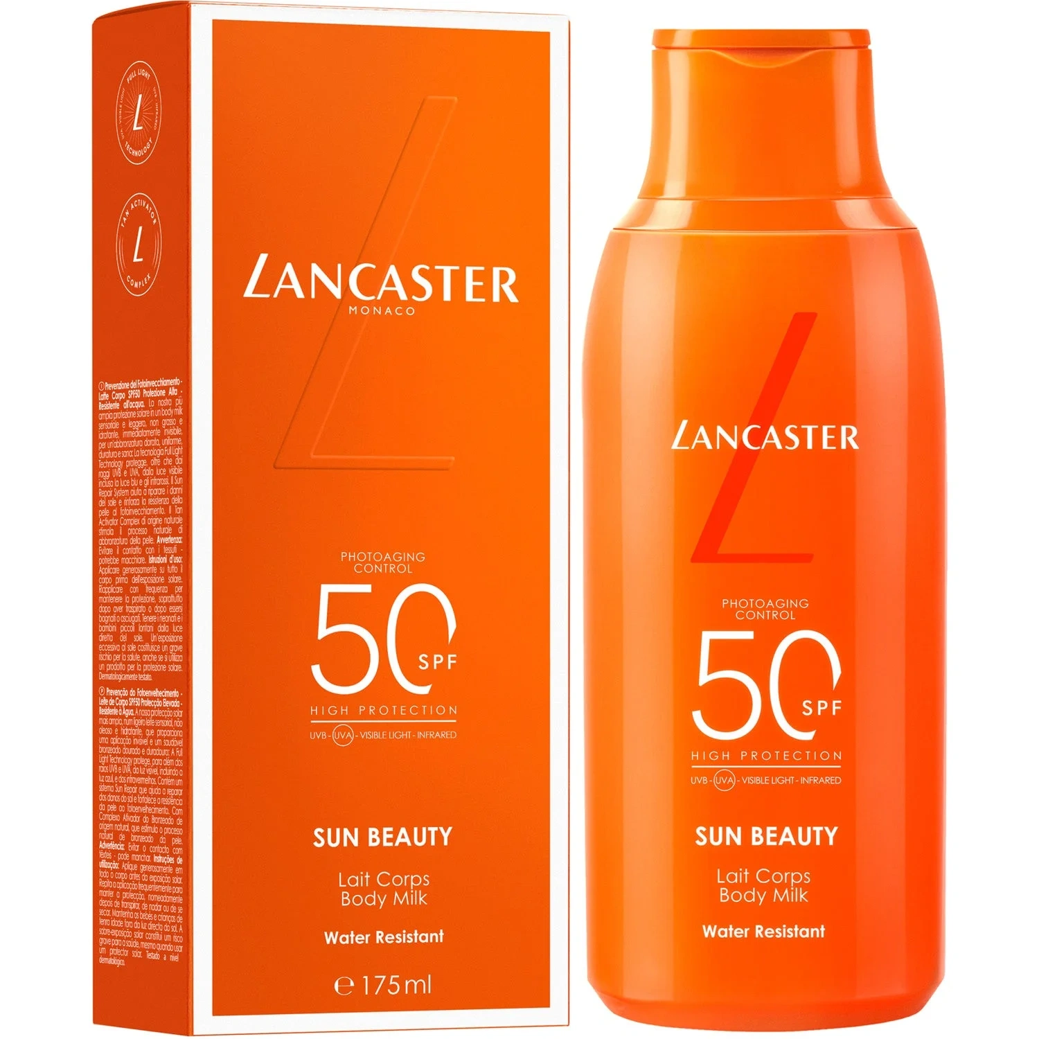 Lancaster Sun Beauty Body Milk SPF50 High Protection 175