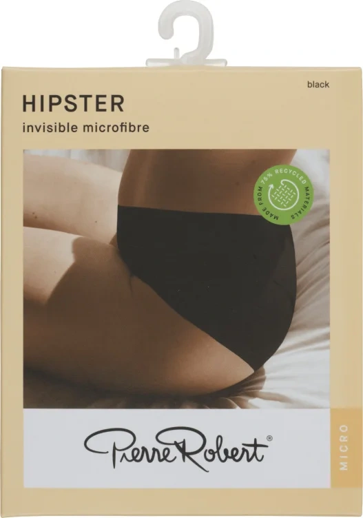 Hipster Invisible Micro Black L 1stk Pierre Robert