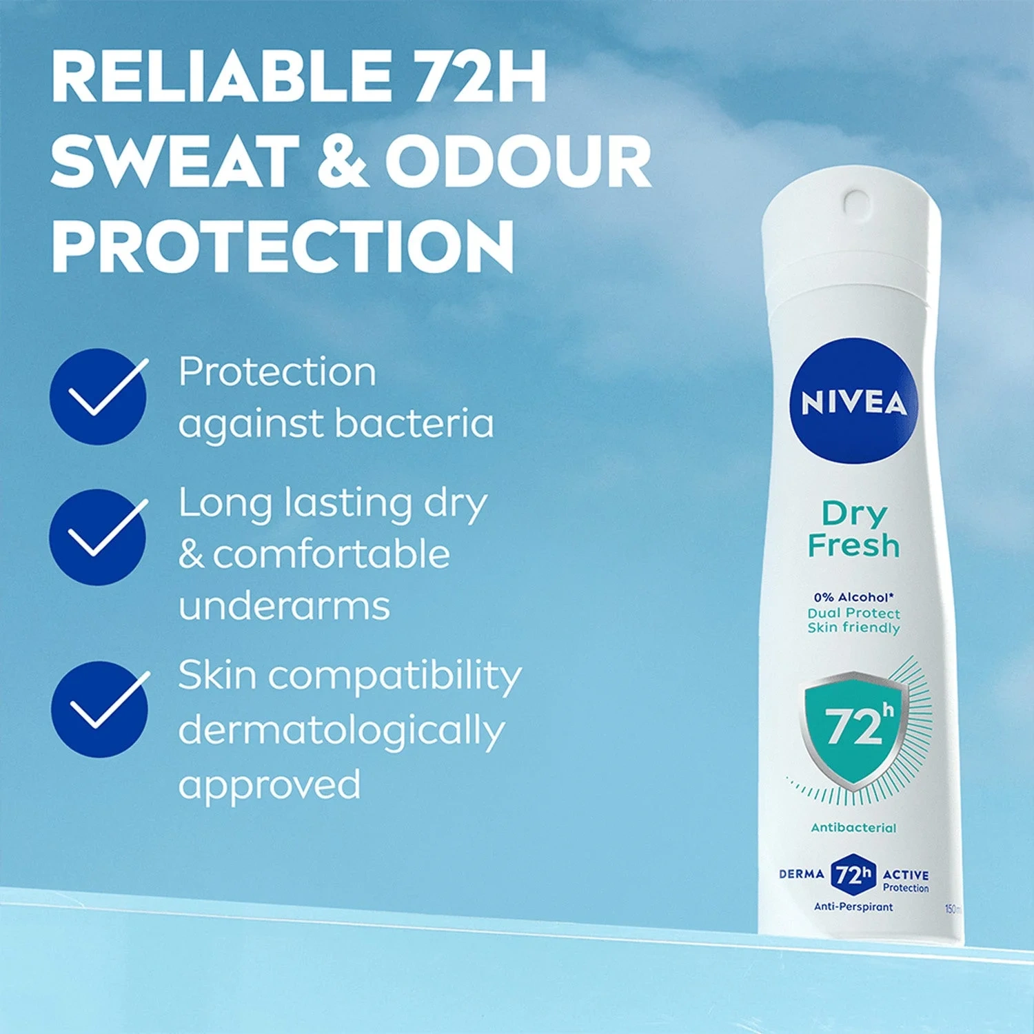 Nivea Deodorant Spray Dry Fresh 150ml