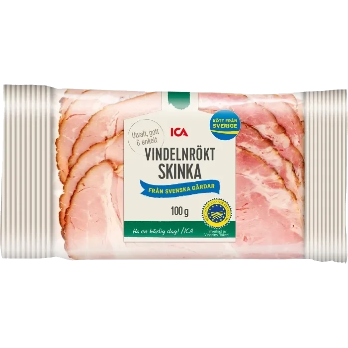 Skinka Vindelnrökt 100g ICA