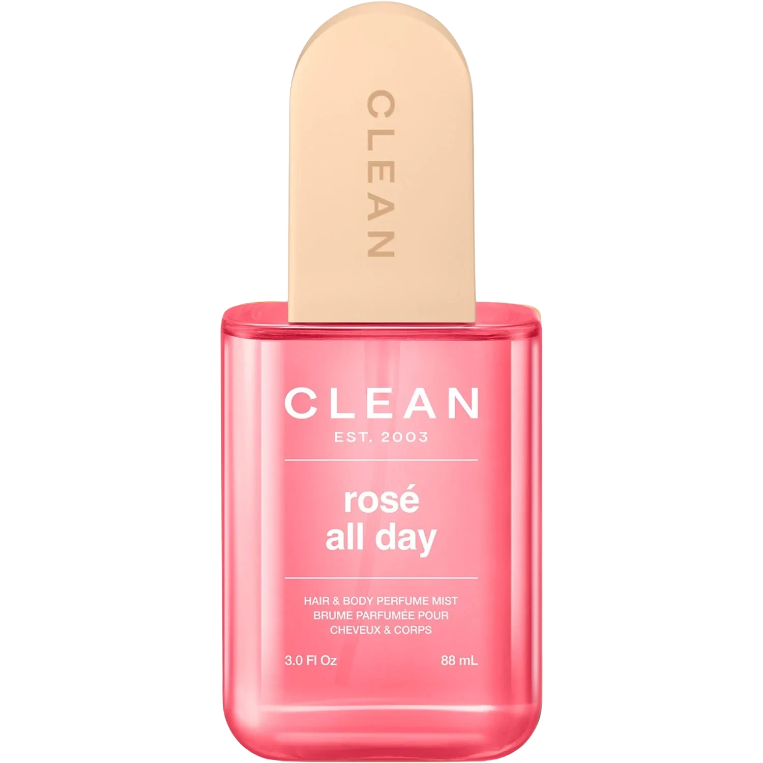 Clean Rosé All Day Hair & Body Perfume Mist