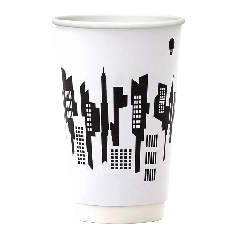 Kaffebeger 45cl skyline  22stk