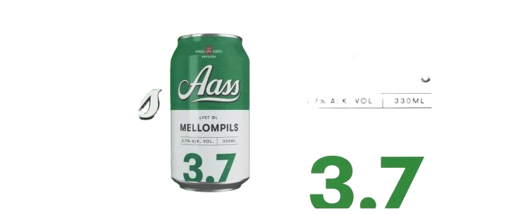 Aass Mellompils 0,33lx10 boks