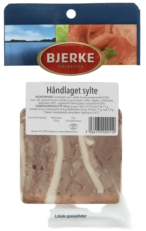 Sylte Håndlaget skivet 100g Bjerke