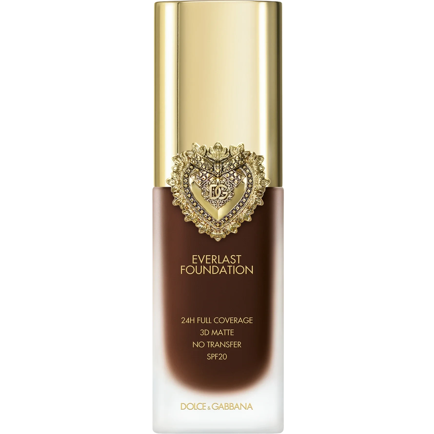 Dolce & Gabbana Everlast Foundation 24H Full Coverage 3D Matte No Transfer SPF20 40C Deep