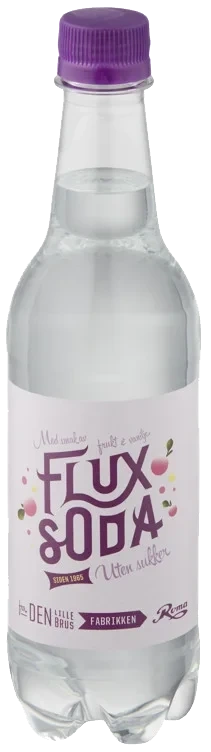 Flux Soda uten Sukker 0.5l Flaske Roma