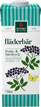 Fläderbärsdryck Koncentrat 1+9