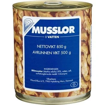 Muslor i vatten
