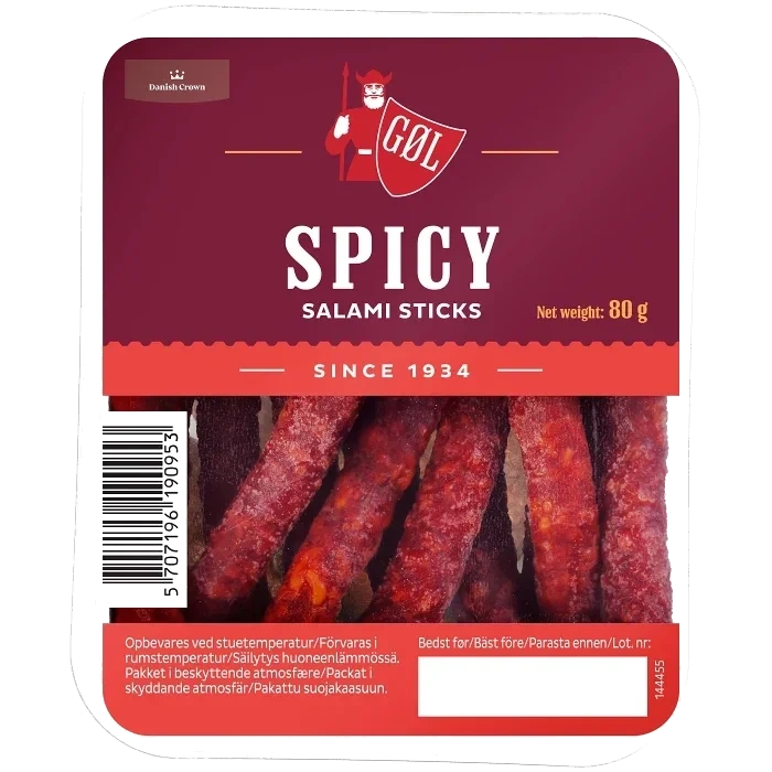 Salami Spicy Sticks 80g Göl