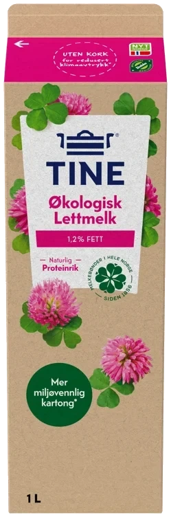 Lettmelk økol.     1l