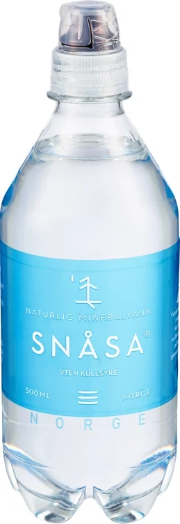Snåsa naturlig mineralvann m/sportskork   12x0,5l