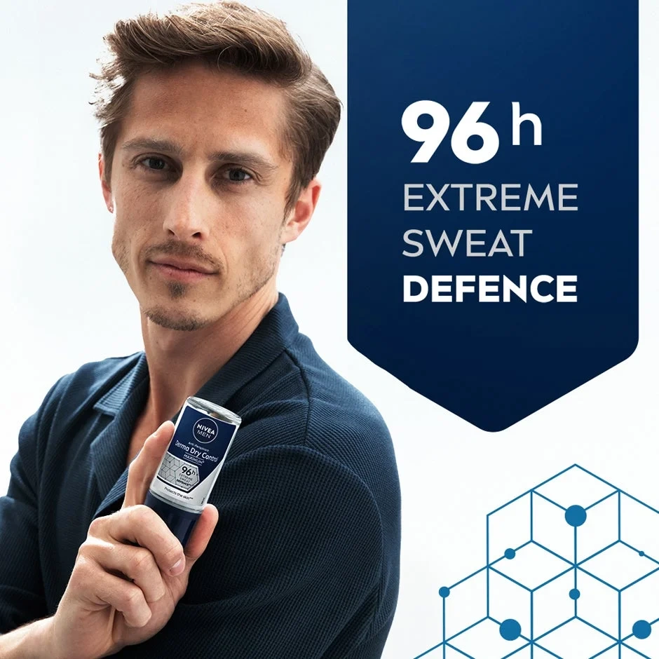 Nivea Men Deoodorant Roll-on Derma Dry, 50ml