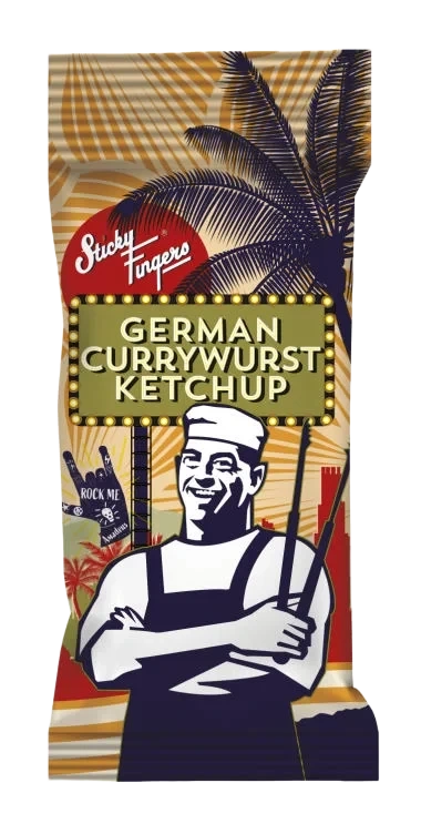 Sticky Fingers Curry Ketchup 30g Solina