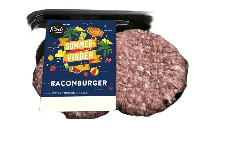 Baconburger 2x150g Sommervibber