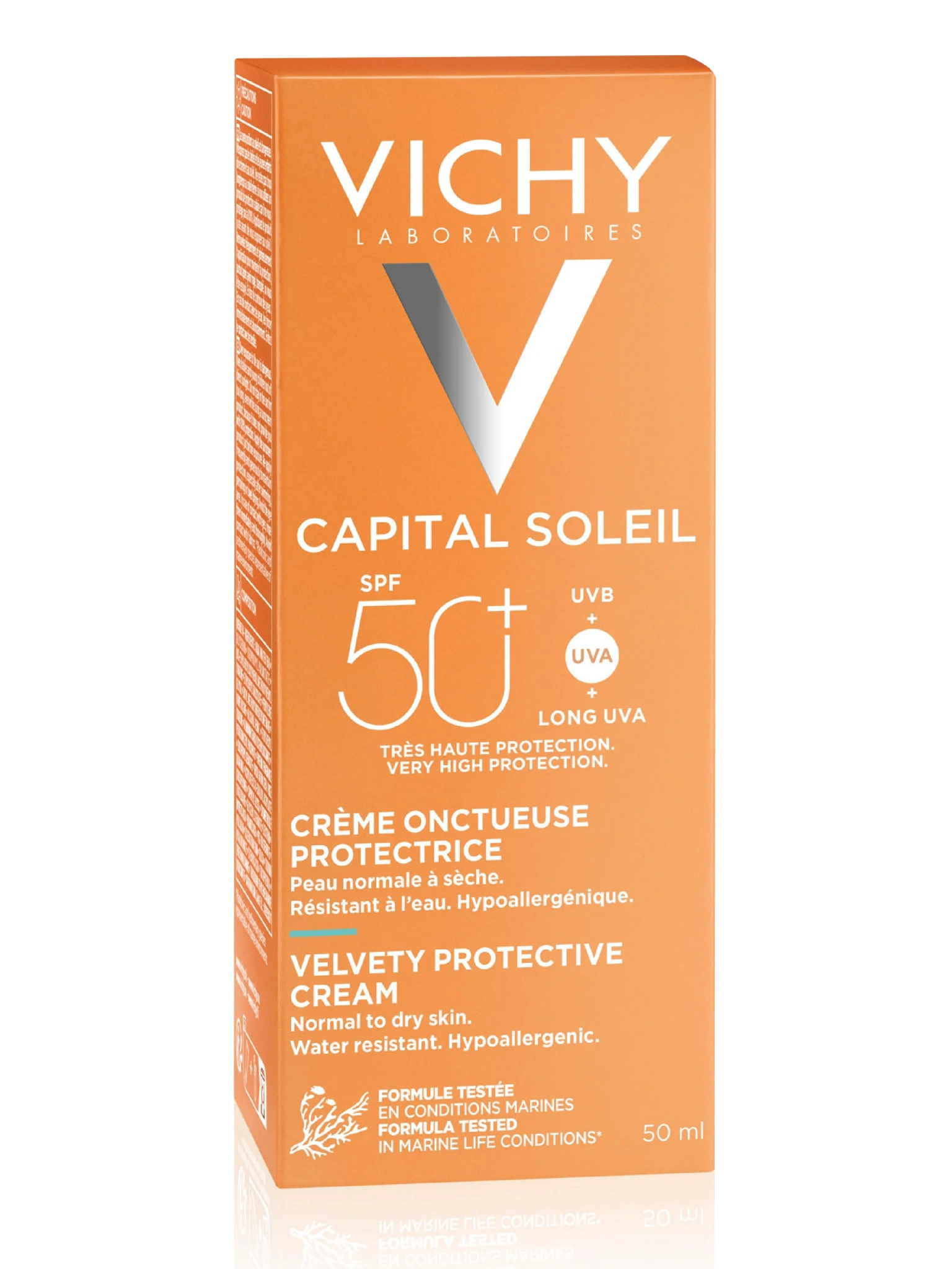 Vichy Capital Soleil Velvety Face Cream SPF50+, 50 ml
