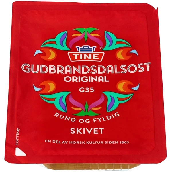 Tine Gudbrandsdalsost 28 % Skiver 130 G
