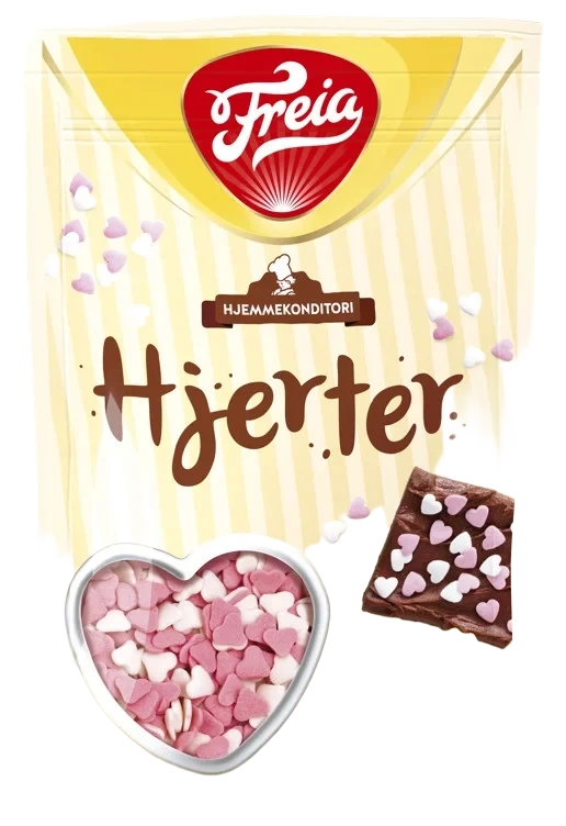 Rosa Hjerter 40g Freia