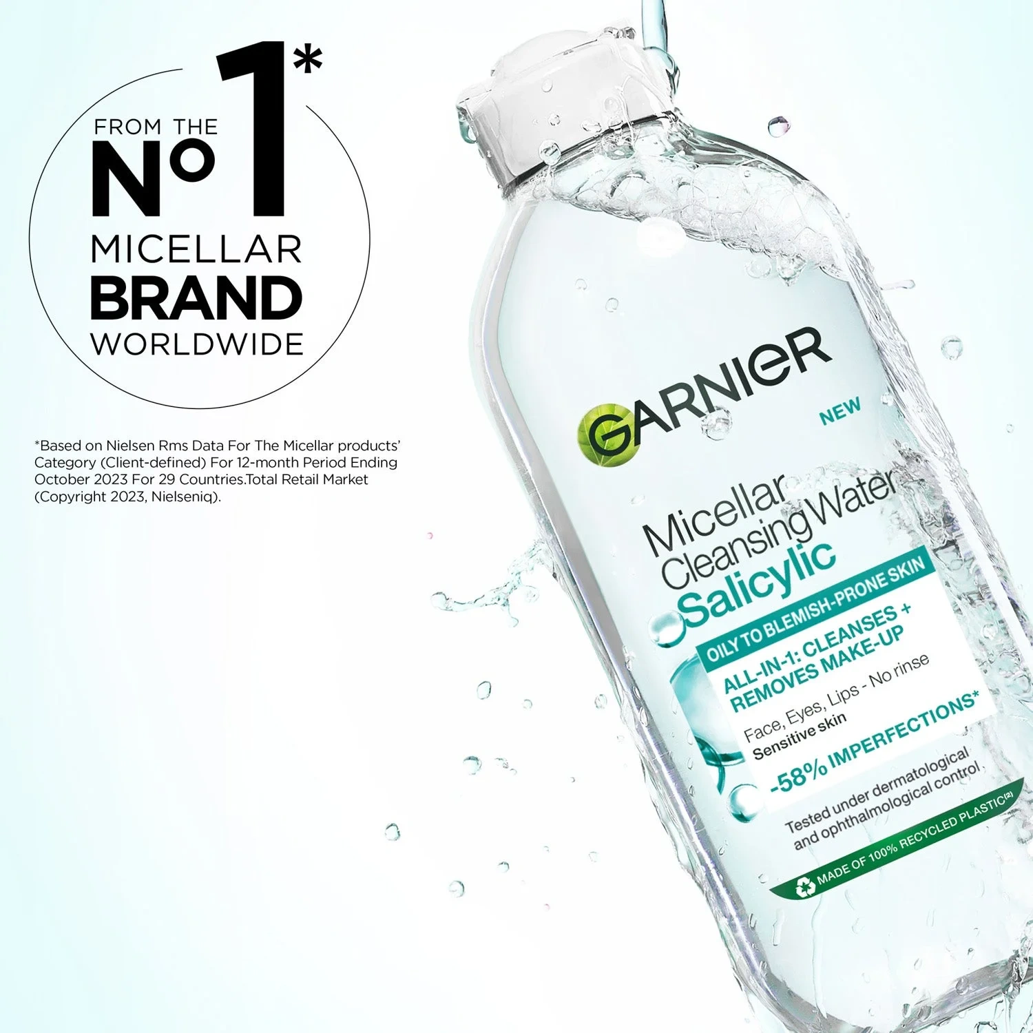 Garnier Micellar Cleansing Water Salicylic 400 MLT